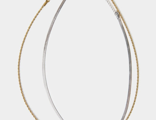 Collier Double Chaîne