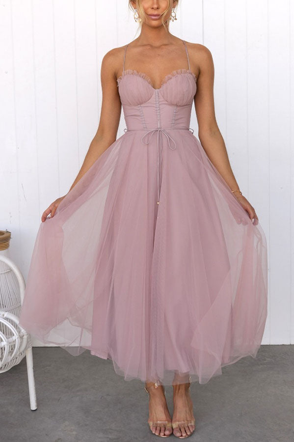 Agatha - Sleeveless Flowing Maxi Dress