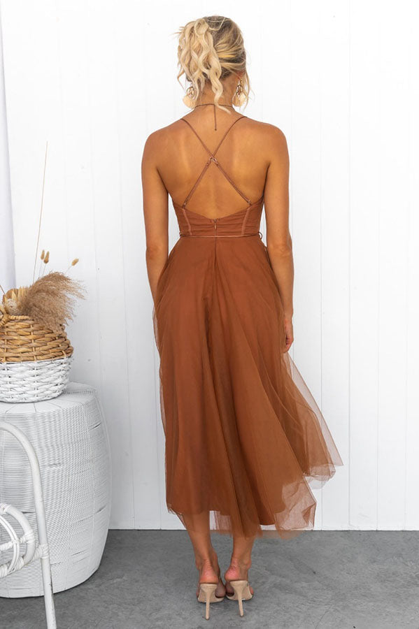 Agatha - Sleeveless Flowing Maxi Dress