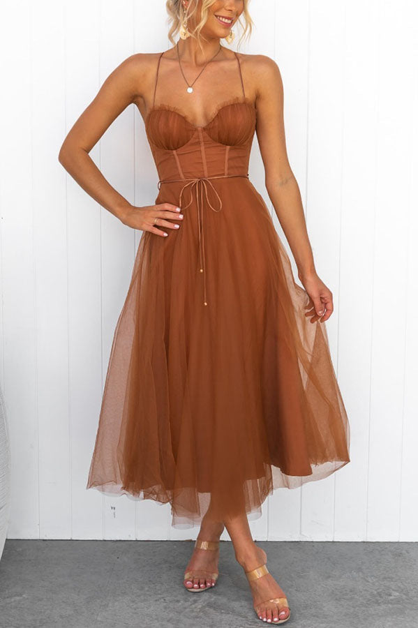 Agatha - Sleeveless Flowing Maxi Dress