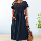 Alyssa - Effortless Elegant Midi Dress