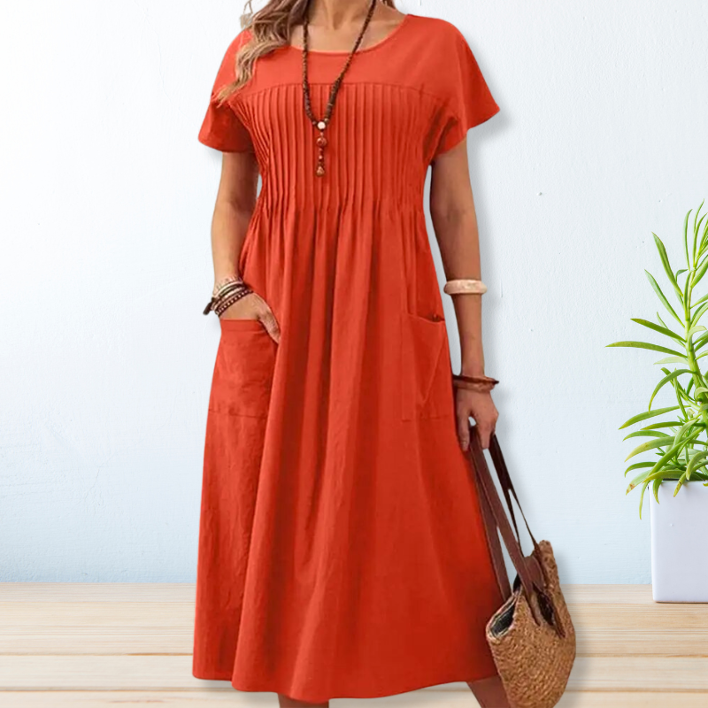 Alyssa - Effortless Elegant Midi Dress
