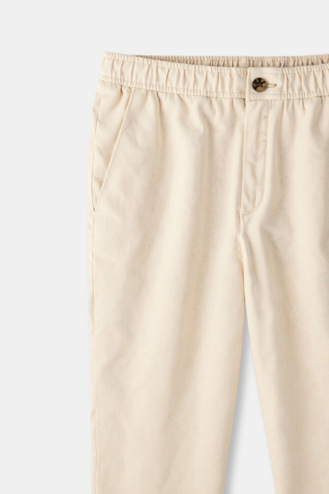 Regular Loose-Fit Linen Trousers