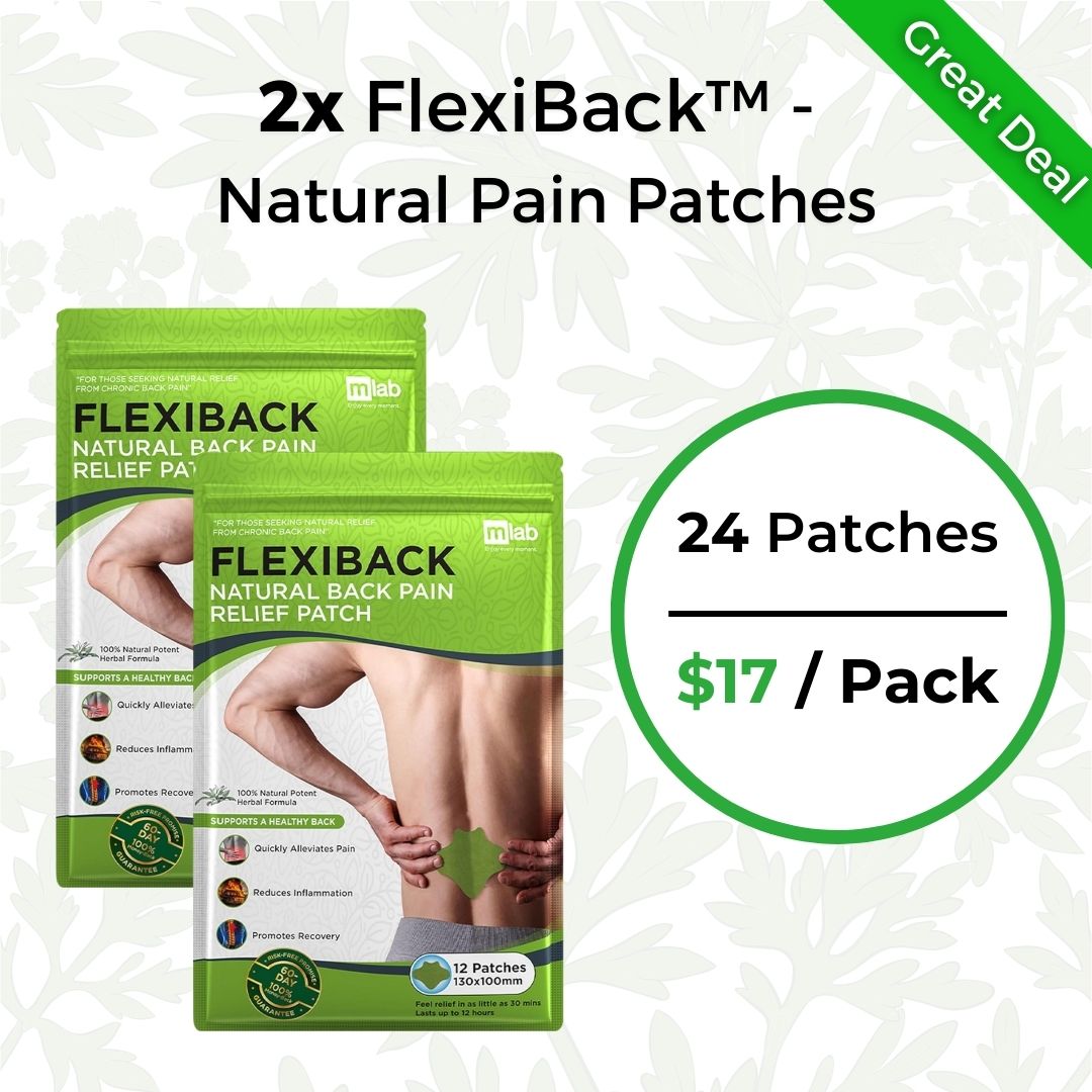 FlexiBack™ — Natural Back Pain Relief Patches