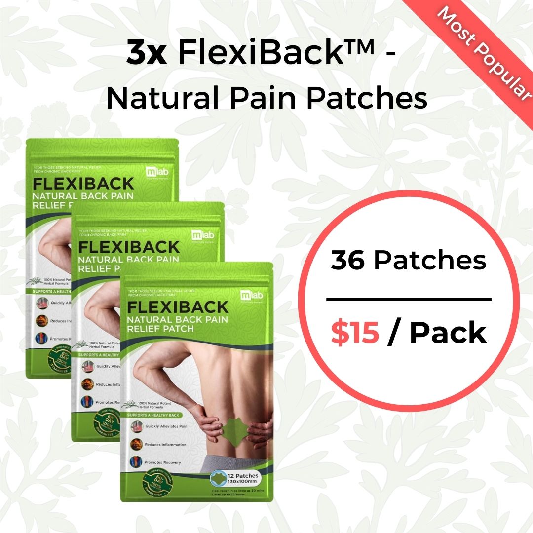 FlexiBack™ — Natural Back Pain Relief Patches