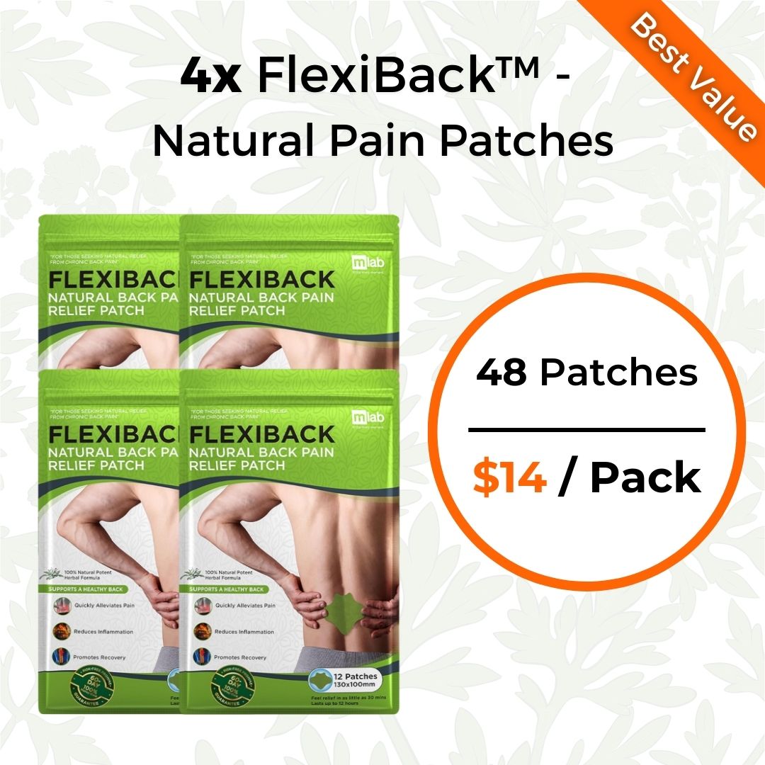 FlexiBack™ — Natural Back Pain Relief Patches