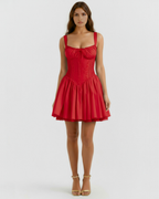 Luna — Red Mini Dress