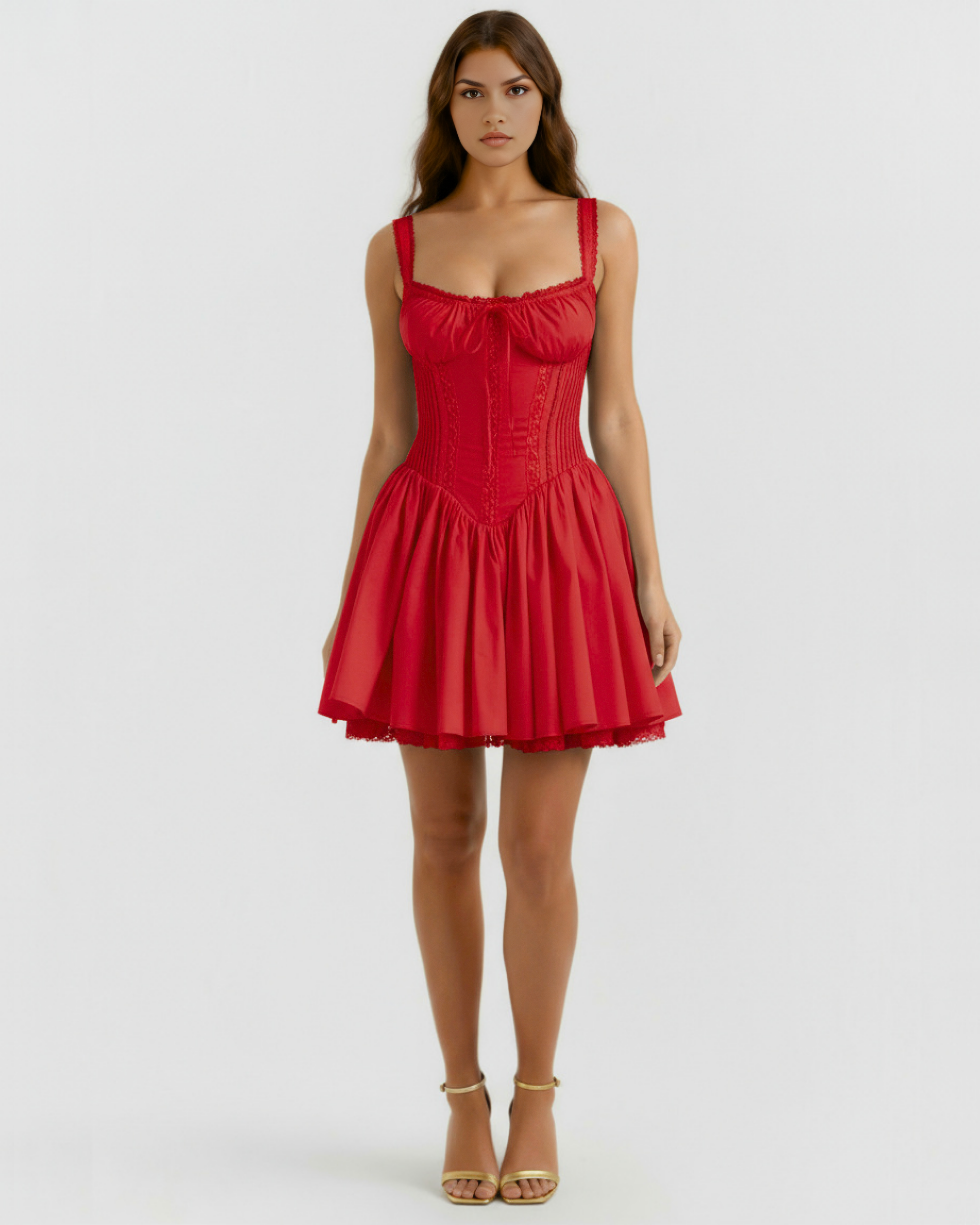 Luna — Red Mini Dress