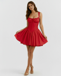 Luna — Red Mini Dress