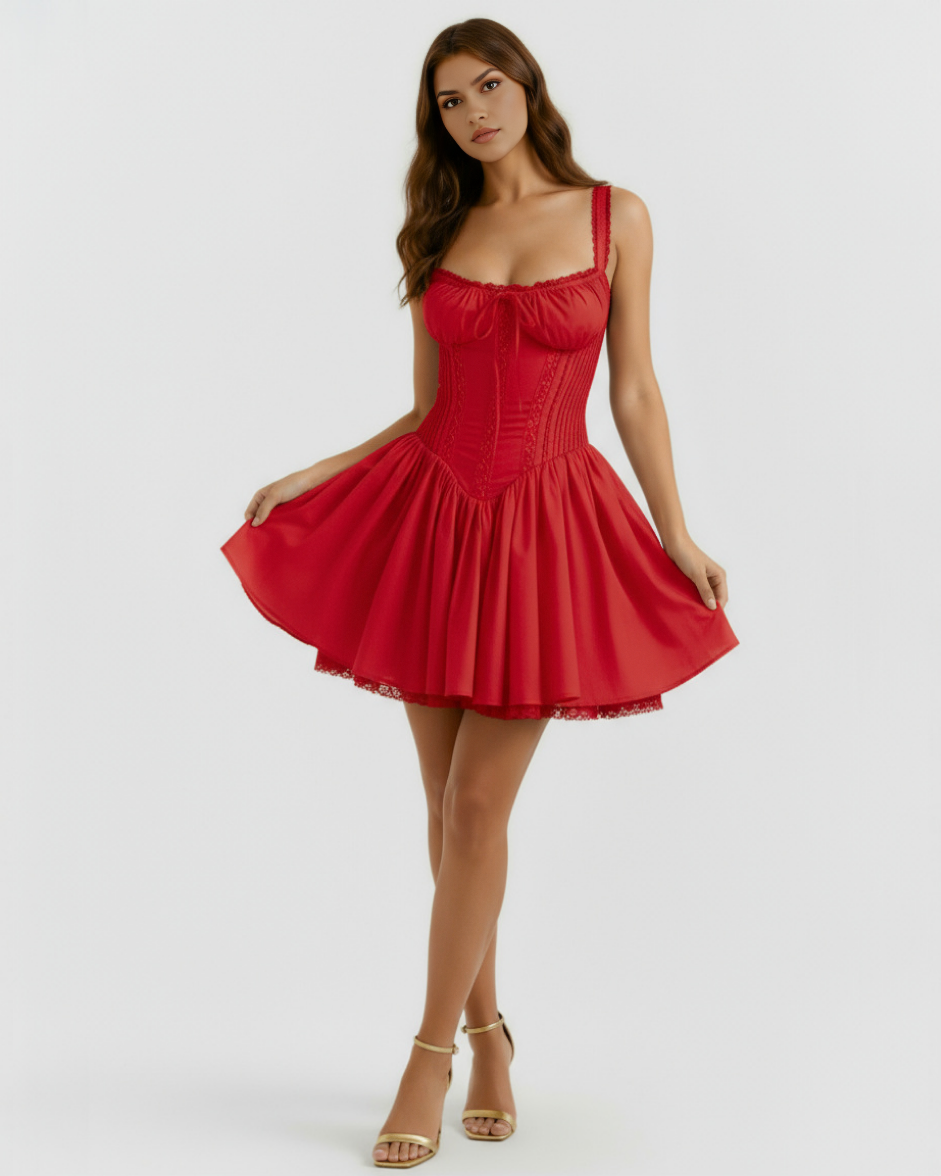 Luna — Red Mini Dress
