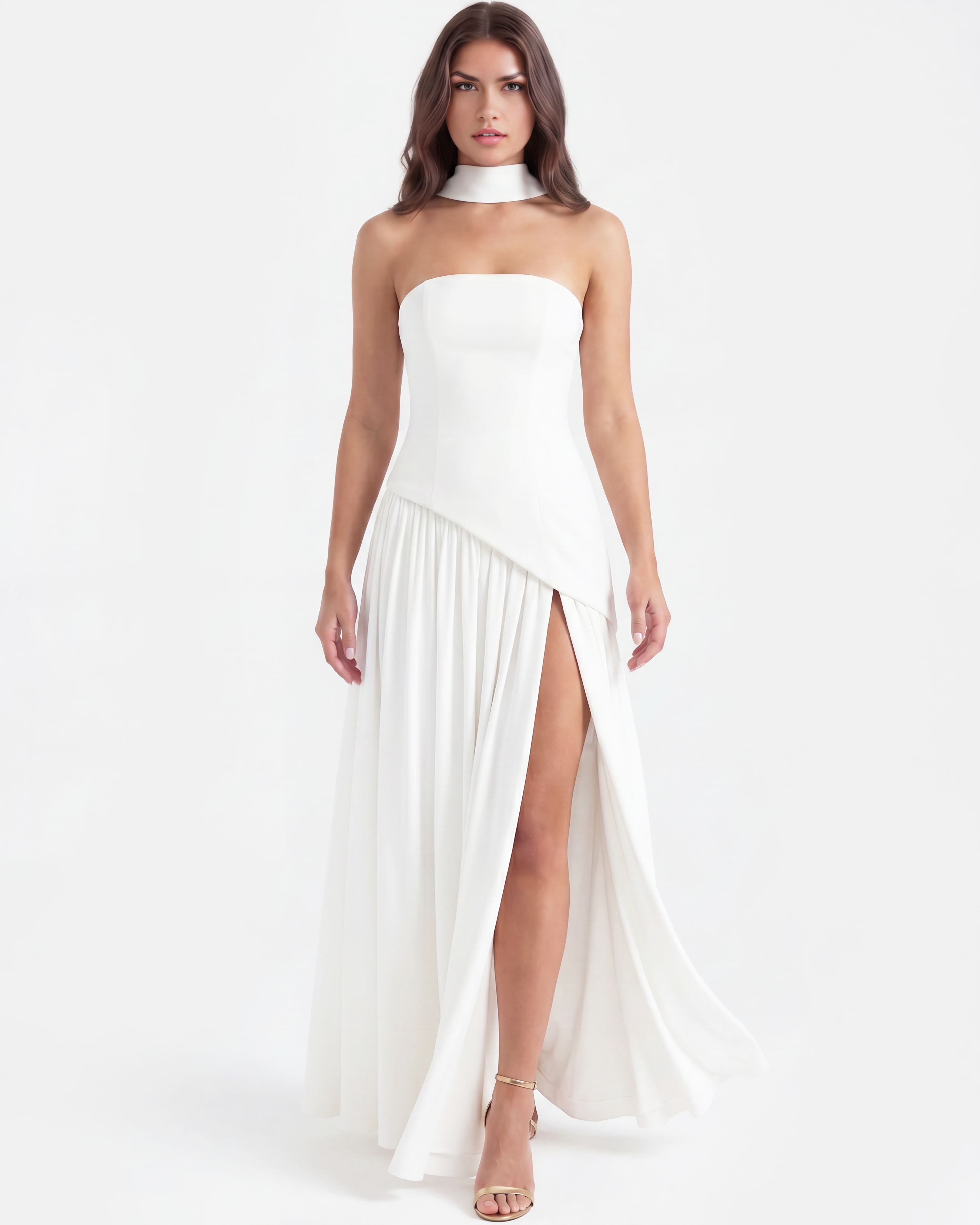 Serena — White Maxi Dress