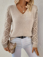 Jemma — V-Neck Cut-Out Jumper