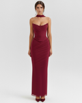 Malu — Burgundy Maxi Dress