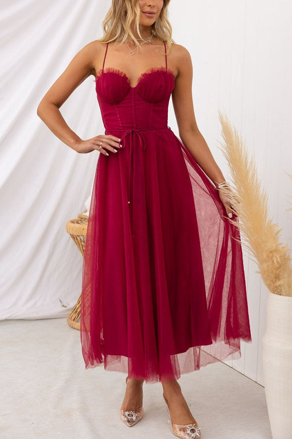 Agatha - Sleeveless Flowing Maxi Dress