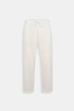 NOBA Cotton-Linen Blend Trousers with Drawstring Waist