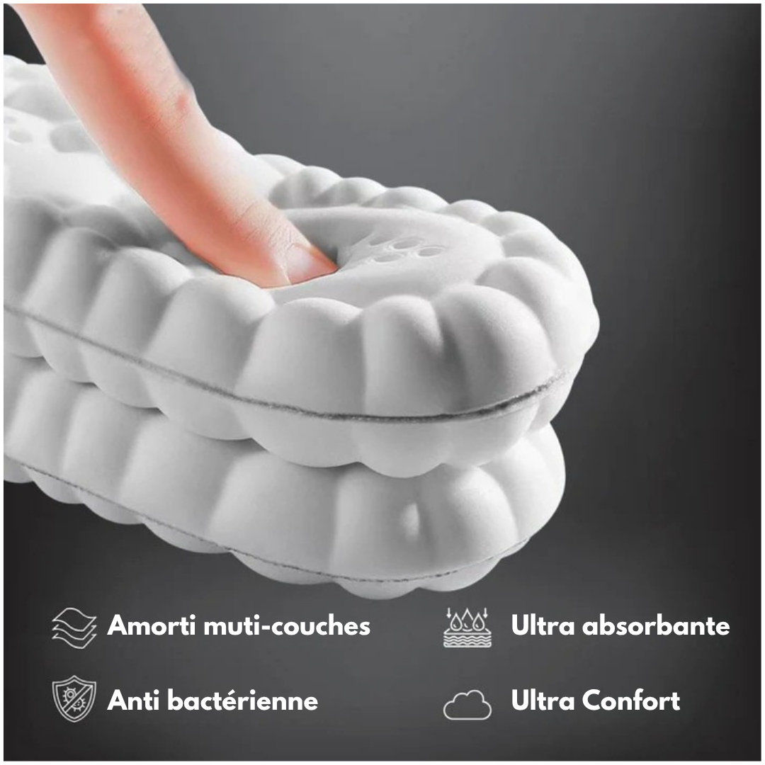 Semelles orthopédiques Cloudy - Soulagement instantané et confort ultime
