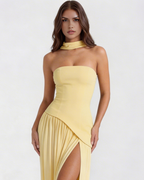 Serena — Buttery Yellow Maxi Dress