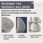 Semelles orthopédiques Cloudy - Soulagement instantané et confort ultime