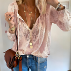 Isabel - szydełkowana damska bluzka w stylu boho