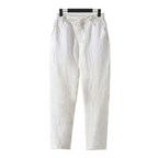 Fez - Linen Trousers (Straight Cut)