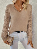 Jemma — V-Neck Cut-Out Jumper