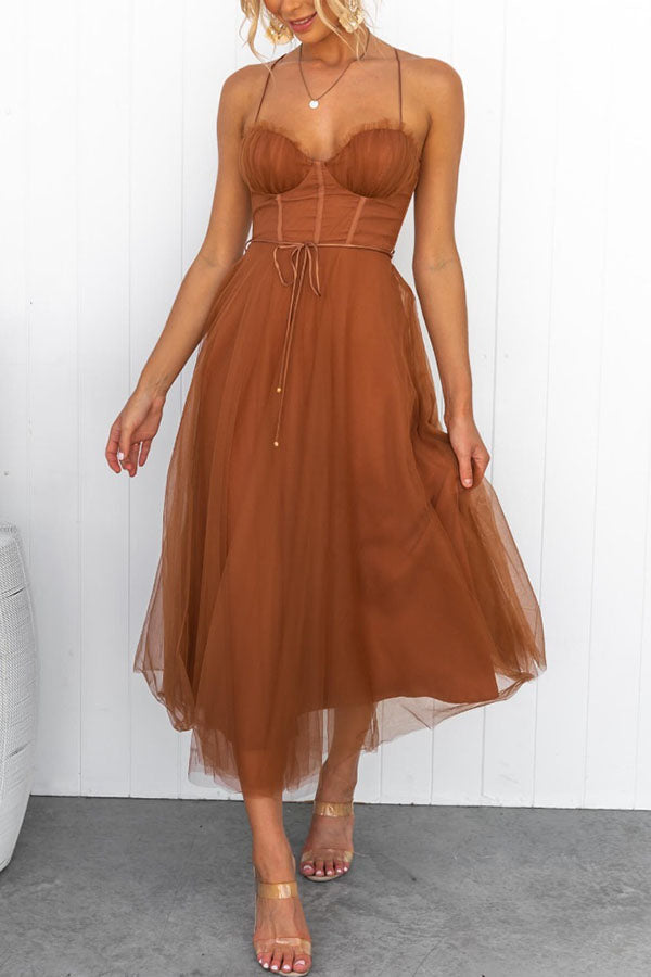 Agatha - Sleeveless Flowing Maxi Dress