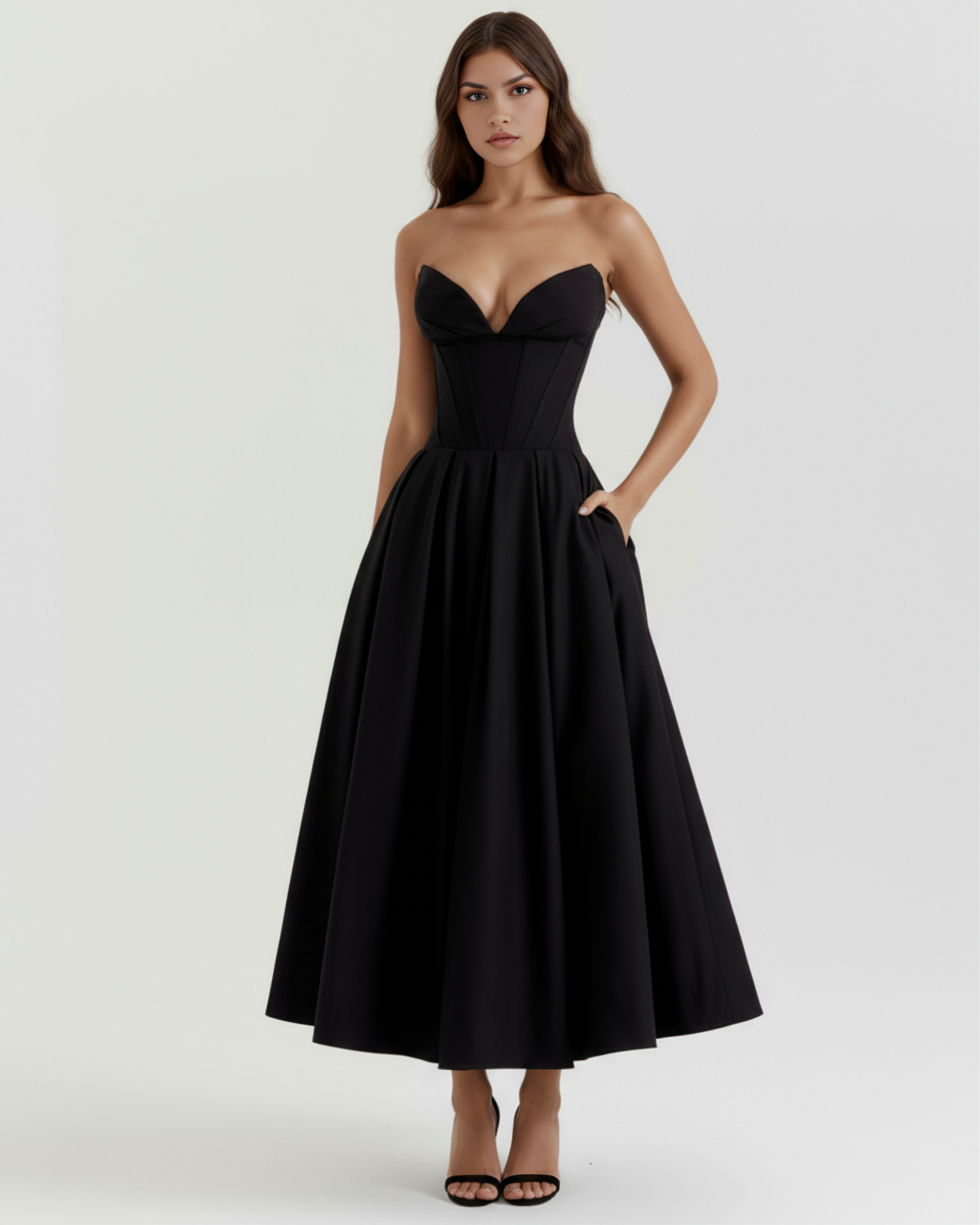Amalfi — Black Occasion Dress