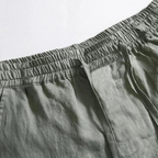 Fez - Linen Trousers (Straight Cut)