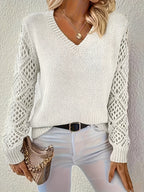Jemma — V-Neck Cut-Out Jumper