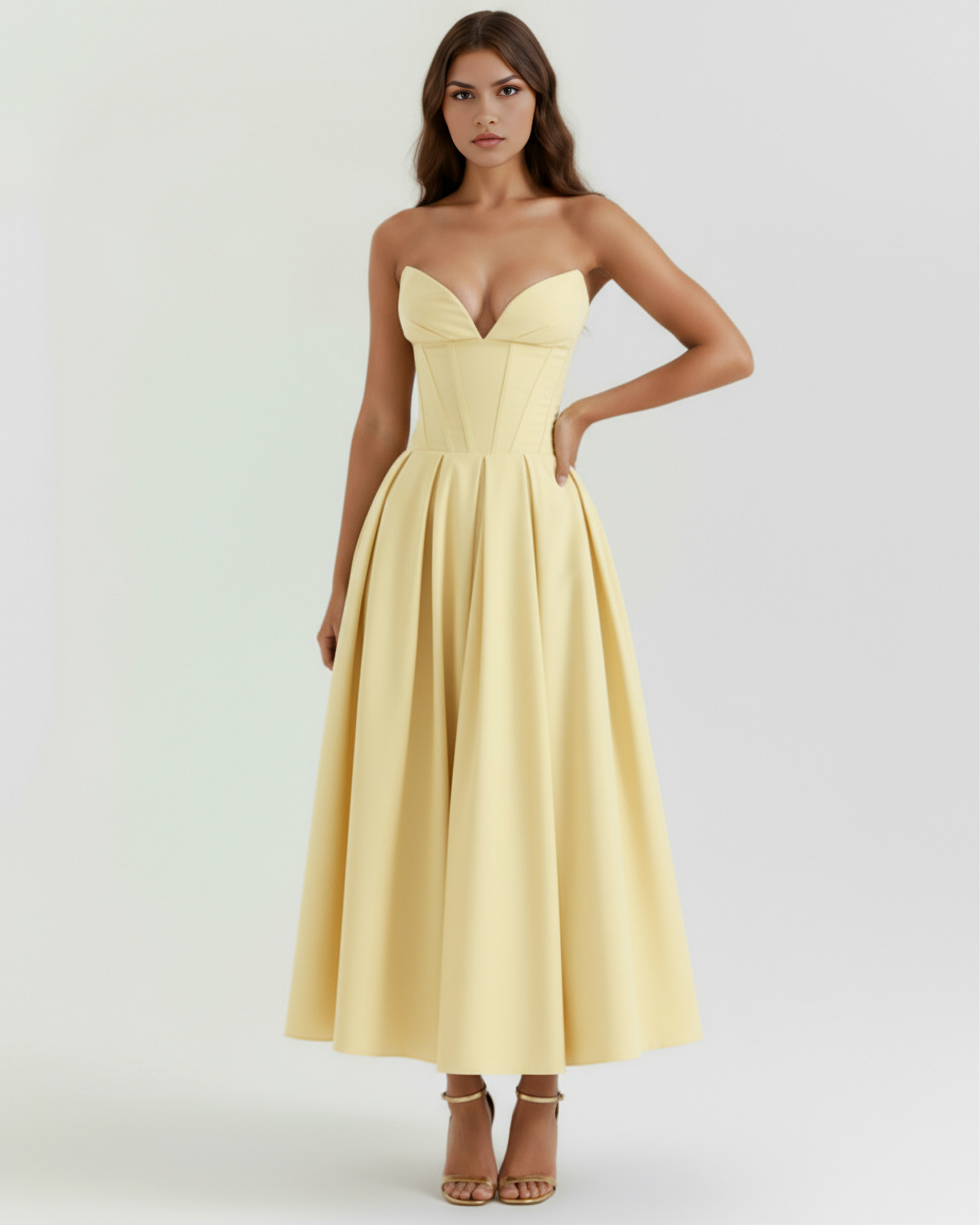 Amalfi — Structured Corset Dress