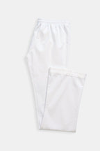 NOBA Cotton-Linen Blend Trousers with Drawstring Waist