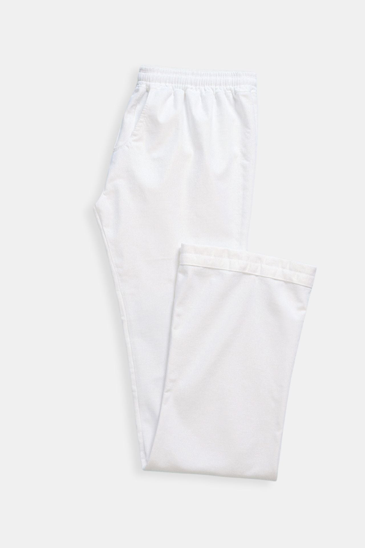 NOBA Cotton-Linen Blend Trousers with Drawstring Waist