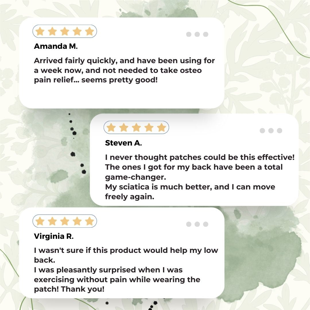 FlexiBack™ — Natural Back Pain Relief Patches