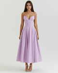 Amalfi Violet — Corset Occasion Dress in Purple