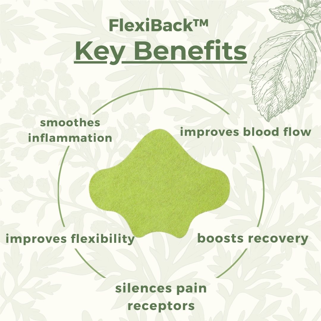 FlexiBack™ — Natural Back Pain Relief Patches