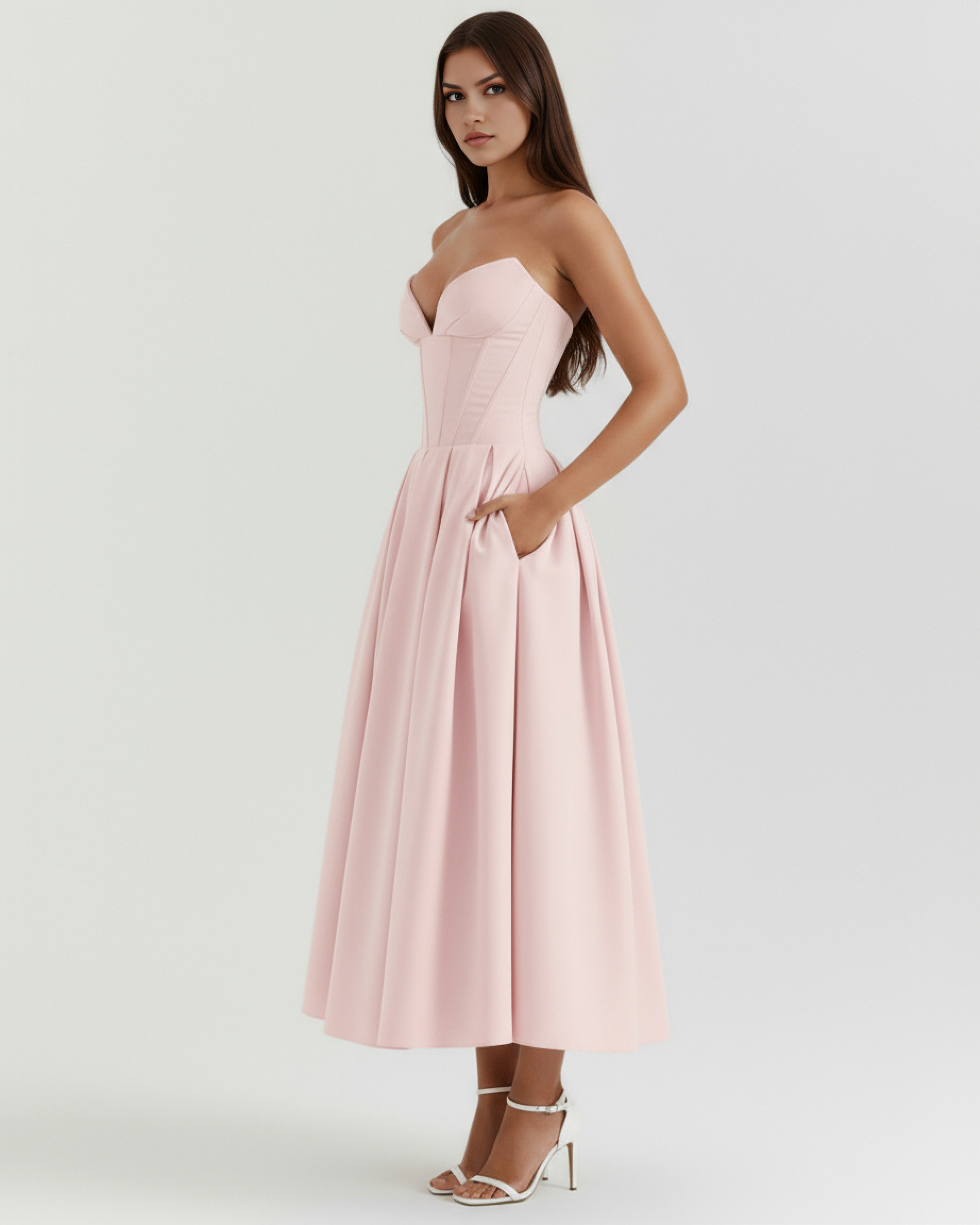 Amalfi — Pink Occasion Dress