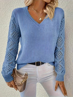 Jemma — V-Neck Cut-Out Jumper