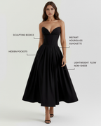 Amalfi — Black Occasion Dress