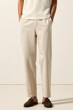 Regular Loose-Fit Linen Trousers