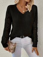 Jemma — V-Neck Cut-Out Jumper