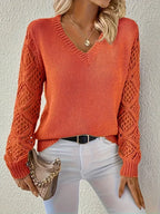 Jemma — V-Neck Cut-Out Jumper