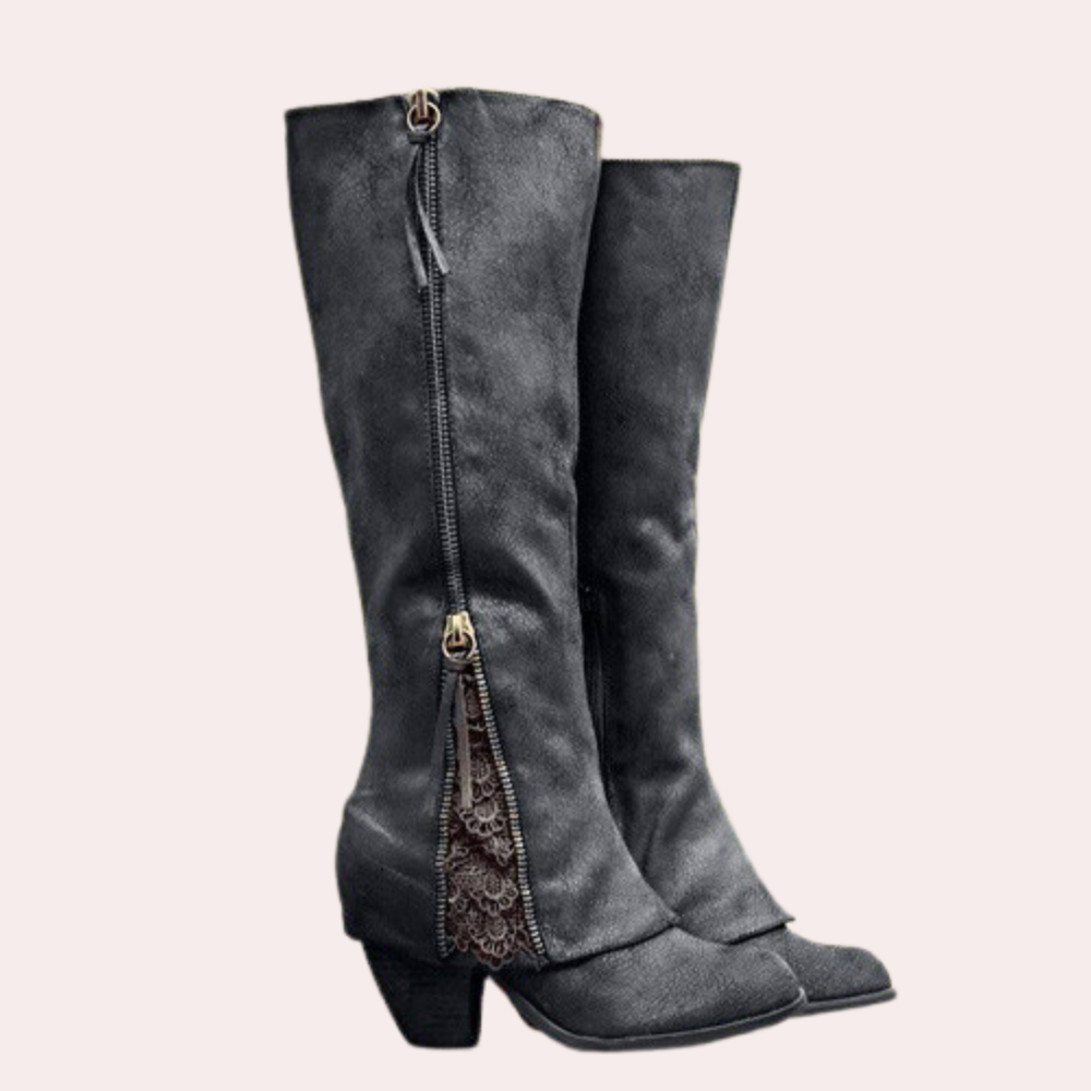 Josephine — Elegant Heeled Ankle Boots