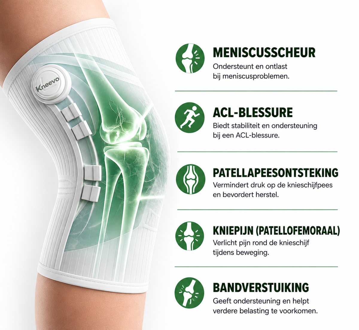 Kneevo™ - Verstelbare Kniebrace