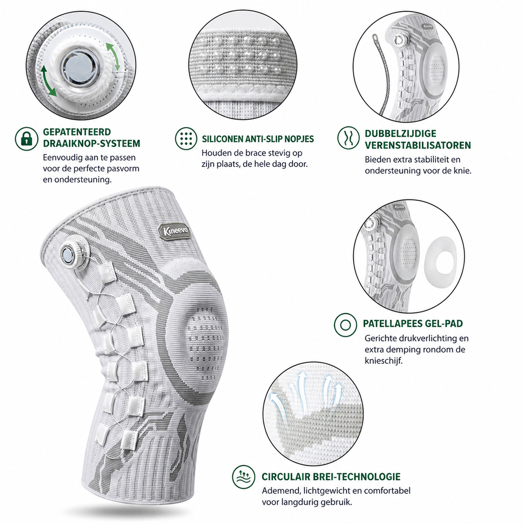 Kneevo™ - Verstelbare Kniebrace