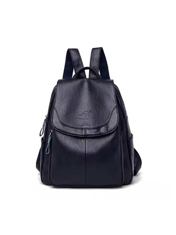 Isla - Anti-Theft PU-Leather Backpack with RFID Protection and Stylish Design