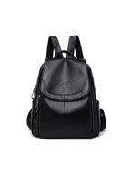 Isla - Anti-Theft PU-Leather Backpack with RFID Protection and Stylish Design