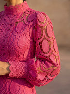 Capricornio — Lace Midi Dress