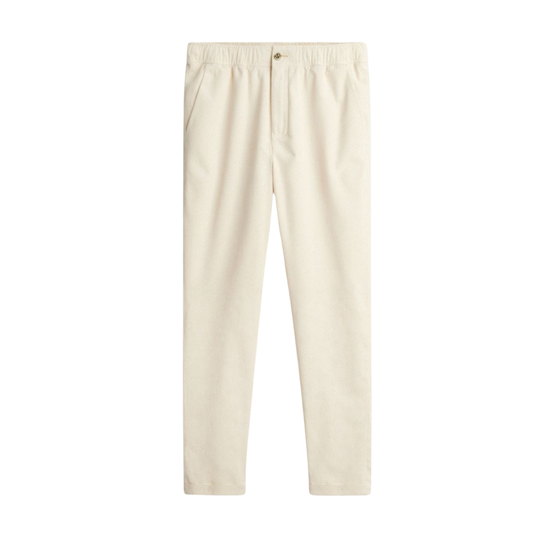 Regular Loose-Fit Linen Trousers