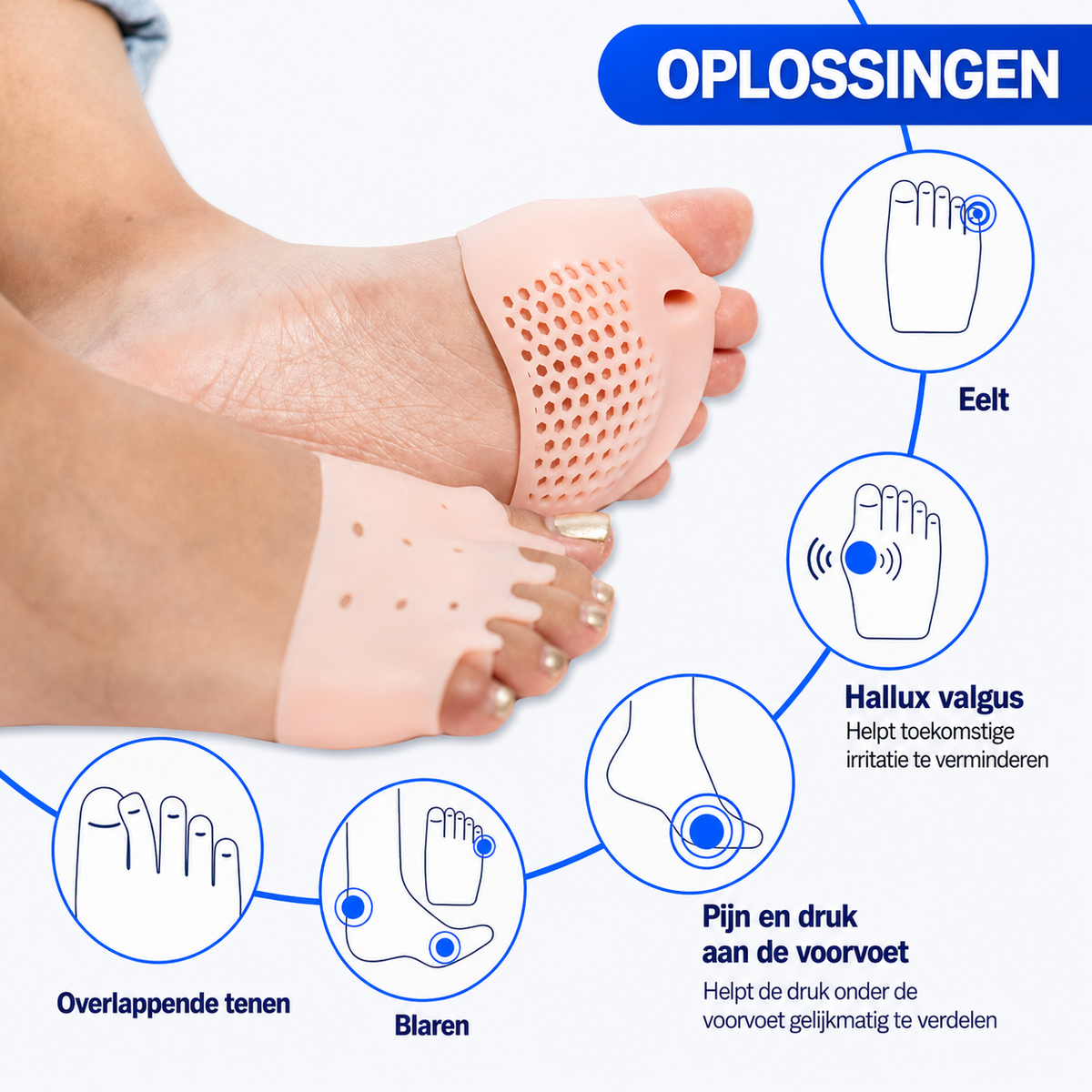 PharmaTool™ | Coussinets d’Orteils Souples pour un Confort au Quotidien