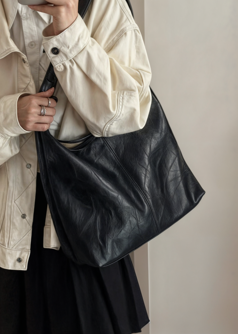 Fiona — Vegan Leather Tote Bag